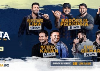 BARÕES DA PISADINHA, ANA CASTELA, GUSTTAVO LIMA E MAIS ESTÃO NA FACITA 2023
