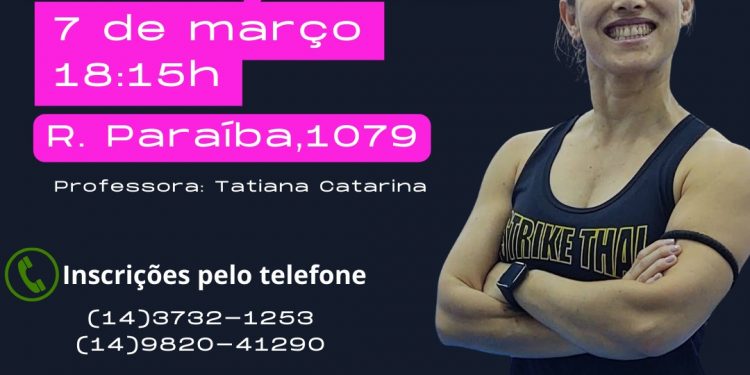 MULHER- Secretária da Mulher realiza aula gratuita de muay thai no dia 7 de março