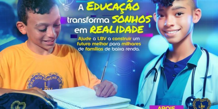 Investir em Educação. É assim que alimentamos sonhos.