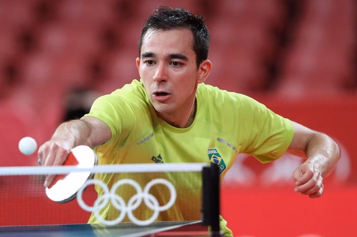 Sueco vence e tira Calderano da final do tênis de mesa das Olimpíadas
