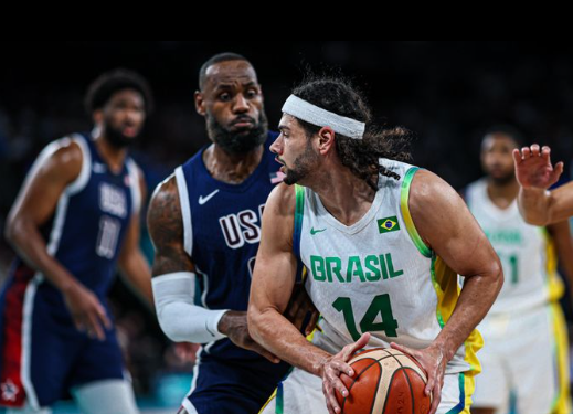 Brasil para nos EUA e se despede do basquete nos Jogos de Paris