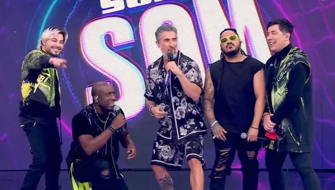 Fenômeno do SBT, Br’Oz se apresenta pela 1ª vez na Globo depois de 20 anos