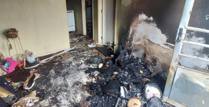 Incêndio destrói residência no Bairro Santa Maria em Botucatu