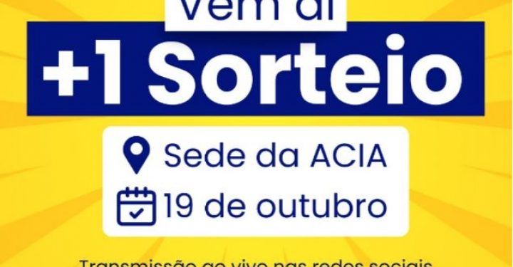 ACIA promove mais um sorteio da promoção dos R$ 100 mil em Vales-Compras