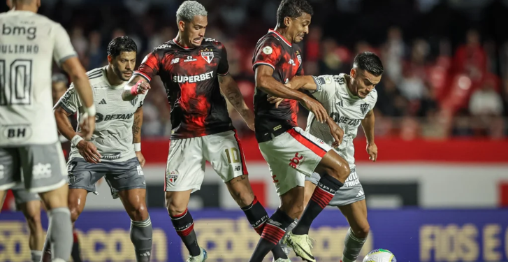 São Paulo empata com Atlético-MG no Morumbis