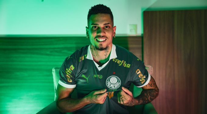 Palmeiras anuncia a contratação do atacante Paulinho