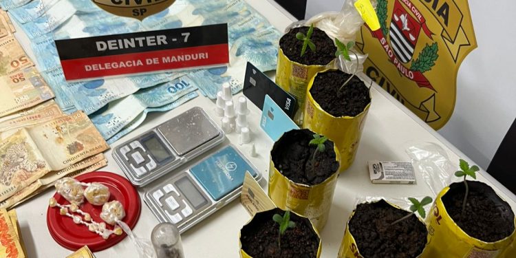 Manduri: homem é preso com drogas e mais de R$ 16 mil