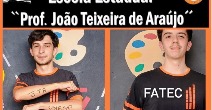 Alunos da PEI João Teixeira de Araújo conquistam vagas em universidades públicas