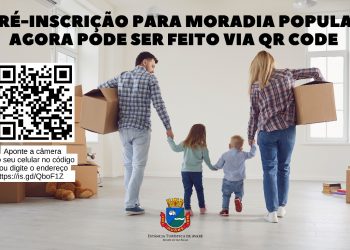 HABITAÇÃO – Pré-inscrição para moradia popular agora pode ser feito via QR Code