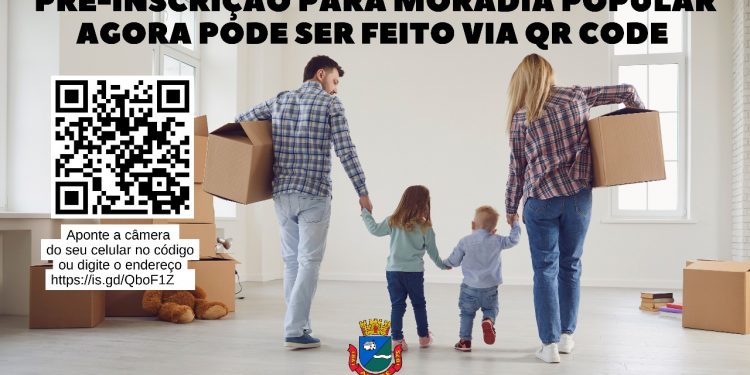 HABITAÇÃO – Pré-inscrição para moradia popular agora pode ser feito via QR Code