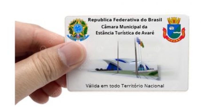Câmara Municipal de Avaré institui a Carteira Funcional dos Vereadores