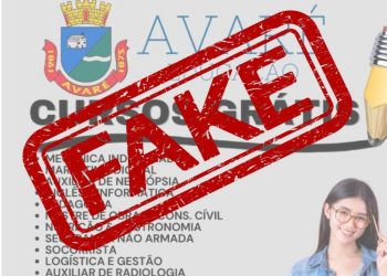 PREFEITURA ALERTA SOBRE GOLPE DOS FALSOS CURSOS GRATUITOS EM AVARÉ