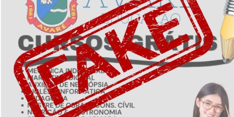 PREFEITURA ALERTA SOBRE GOLPE DOS FALSOS CURSOS GRATUITOS EM AVARÉ