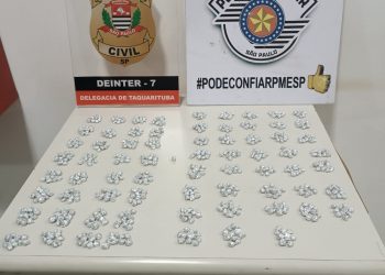 Polícia Civil apreende mais de 700 pedras de crack em Itaporanga