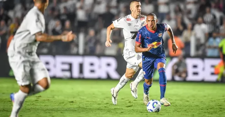 Santos perde do Red Bull Bragantino na Vila Belmiro