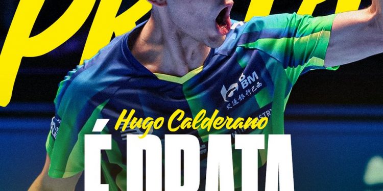 Hugo Calderano perde para chinês nº 2 do ranking e fica com vice histórico no Mundial de tênis de mesa