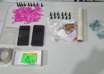 *Ocorrência:* Tráfico de drogas / Associação para o tráfico de drogas / Desobediência (FLAGRANTE)