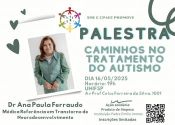 EDUCAÇÃO –  Palestra vai discutir importância da informação para inclusão da criança autista