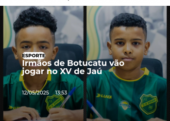 Dois irmãos vão aturar no Xv de Jau