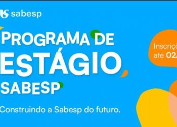 Sabesp abre programa de estágio e estima efetivar 90% dos participantes