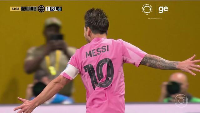 Com golaço de Messi, Inter Miami vence Porto de virada e fica perto de vaga