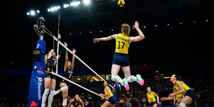 Brasil vence o Canadá pela Liga das Nações de Vôlei (VNL) feminino 2025