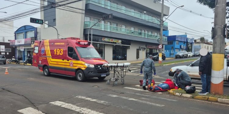 COLISÃO ENTRE MOTOS DEIXA UM FERIDO EM AVARÉ