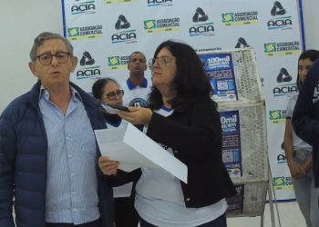 ACIA realiza o 1º sorteio da Campanha R$ 100 mil em vales-compra