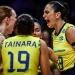 Brasil sofre, mas derrota Alemanha na Liga das Nações de vôlei