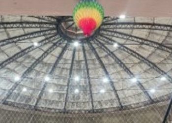Ginásio Municipal de Esportes Kim Negrão recebe iluminação de LED