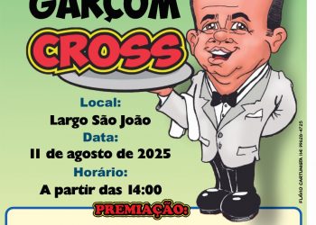 TURISMO  Garçom Cross acontece no dia 11 de agosto no Largo São João