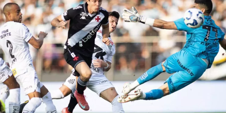 Vasco goleia o Santos por 6 a 0 em dia de festa para Neymar