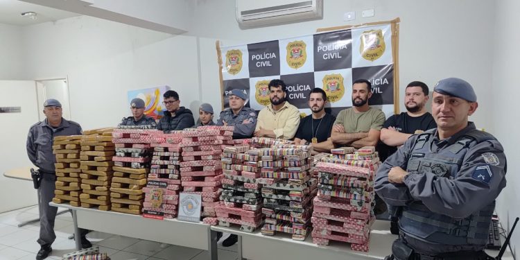 PIRAJU E IARAS –  Megaoperação da Polícia resulta na apreensão de mais de meia tonelada de maconha