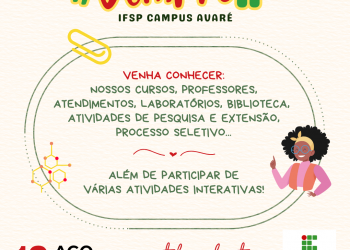 RELEASE: CAMPUS AVARÉ DO IFSP REALIZARÁ EVENTO “VEM PRO IF” – 2025