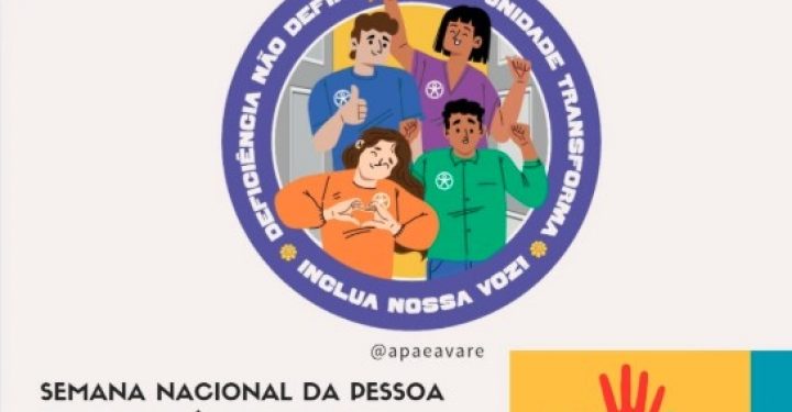 APAE comemora a Semana Nacional da Pessoa com Deficiência Intelectual e Múltipla