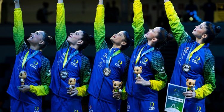 Mundial de GR: Brasil conquista prata inédita no conjunto geral