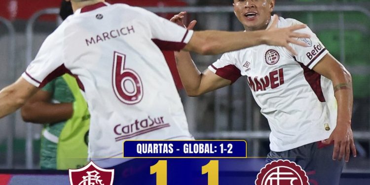 Fluminense cede empate ao Lanús e acaba eliminado da Sul-Americana