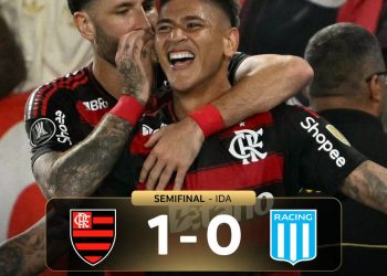 Carrascal decide e Flamengo fica em vantagem na semi da Libertadores
