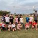 Crianças e adolescentes participam da Escola de Atletismo, promovida pela prefeitura em parceria com o SESI de Itapetininga