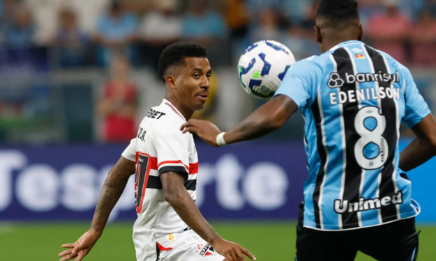 São Paulo perde do Grêmio pelo Brasileirão