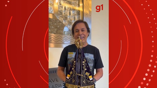 Humorista Tom Cavalcante visita Santuário Nacional de Aparecida: ‘Só tenho a agradecer’