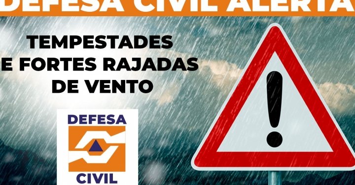 Defesa Civil alerta para tempestade em Avaré entre esta sexta e sábado