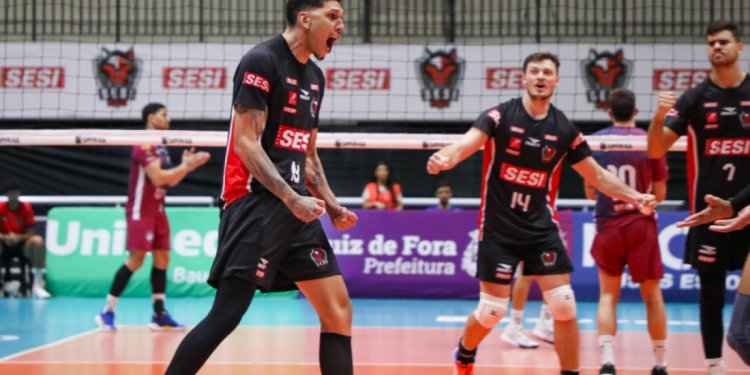 Sesi Bauru vence JF Vôlei de virada pela Superliga