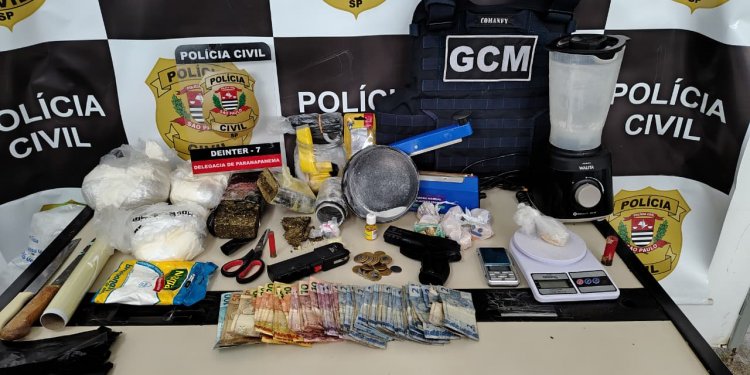 PARANAPANEMA  – Dois são presos em operação conjunta que apreende drogas e dinheiro