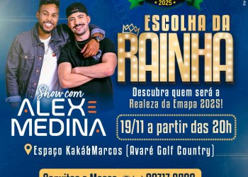 CULTURA – Baile para escolha da rainha da 55ª EMAPA acontece nesta quarta, 19, véspera de feriado