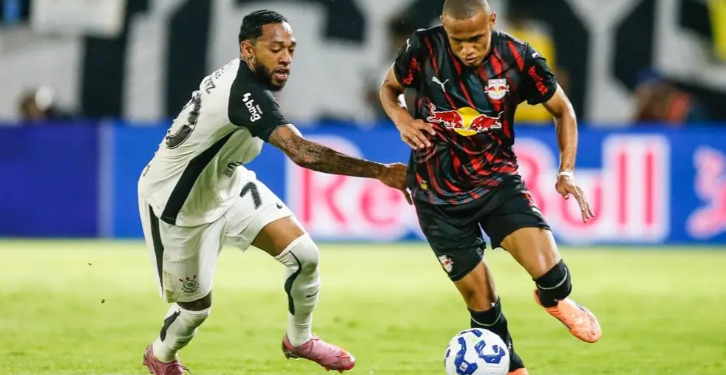 Corinthians sofre gol no fim e perde do Red Bull Bragantino