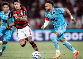 Santos perde do Flamengo e fica no Z4 do Brasileirão