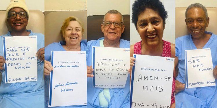 Conselhos para o amanhã: pessoas idosas espalham esperança para 2026*