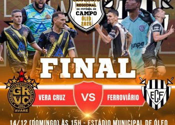 Vera Cruz representa Avaré na grande final do Campeonato Regional de Futebol de Campo de Óleo 2025