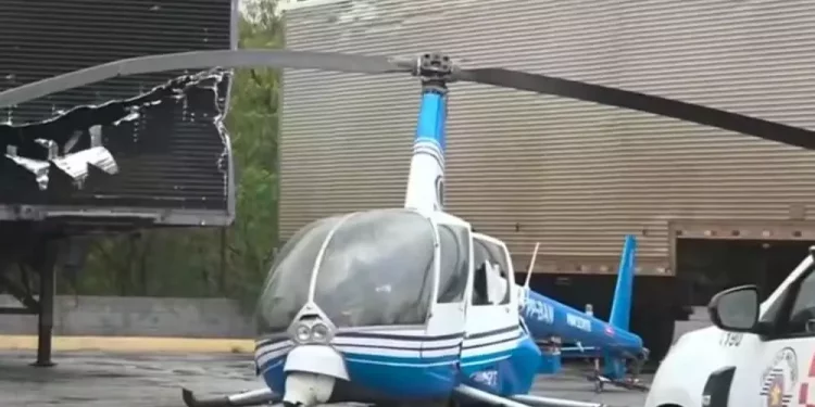 Helicóptero da Band faz pouso forçado na Grande SP